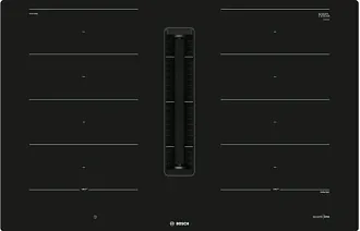 Индукционная варочная с вытяжкой Bosch PXX821D66E на 4 конфорки, шириной 79.2 см, черный 5