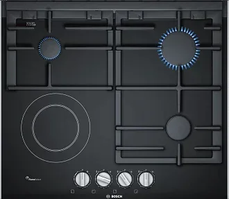 Комбинированная варочная панель Bosch PRY6A6B70Q на 3 конфорки, шириной 60.6 см, черный 5