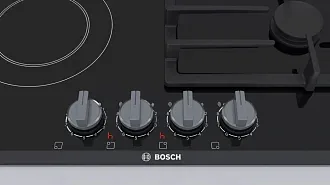 Комбинированная варочная панель Bosch PRY6A6D70Q на 4 конфорки, шириной 60.6 см, черный 4