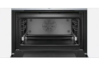 Компактный духовой шкаф Bosch CBG633NS3 электрический, шириной 59.4 см, нержавеющая сталь, EcoClean очистка 6