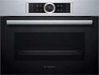 Компактный духовой шкаф Bosch CBG675BS3 электрический, шириной 59.4 см, нержавеющая сталь, пиролитическая очистка 6