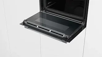 Компактный духовой шкаф Bosch CBG675BS3 электрический, шириной 59.4 см, нержавеющая сталь, пиролитическая очистка 7