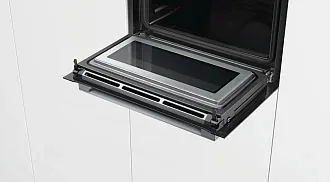 Компактный духовой шкаф Bosch CMG636BB1 электрический, шириной 59.5 см, черный, EcoClean очистка 4