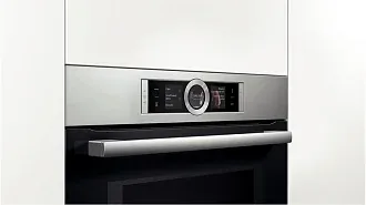 Компактный духовой шкаф Bosch CMG636BS1 электрический, шириной 59.5 см, нержавеющая сталь, EcoClean очистка 3