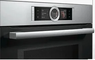 Компактный духовой шкаф Bosch CMG656BS1 электрический, шириной 59.4 см, нержавеющая сталь, EcoClean очистка 2