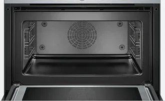 Компактный духовой шкаф Bosch CMG656BS1 электрический, шириной 59.4 см, нержавеющая сталь, EcoClean очистка 4