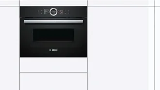 Компактный духовой шкаф Bosch CMG6764B1 электрический, шириной 59.4 см, черный, пиролитическая очистка 2