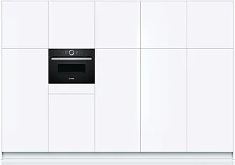Компактный духовой шкаф Bosch CMG6764B1 электрический, шириной 59.4 см, черный, пиролитическая очистка 5