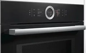 Компактный духовой шкаф Bosch CMG676BB1 электрический, шириной 59.5 см, черный, пиролитическая очистка 2