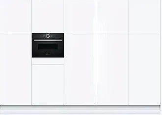 Компактный духовой шкаф Bosch CMG676BB1 электрический, шириной 59.5 см, черный, пиролитическая очистка 7