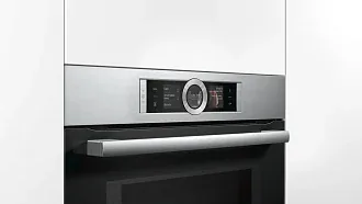 Компактный духовой шкаф Bosch CMG676BS1 электрический, шириной 59.5 см, нержавеющая сталь, пиролитическая очистка 4