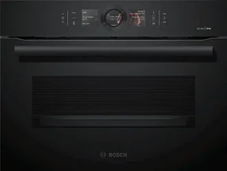 Компактный духовой шкаф Bosch CSG 856 RC7 электрический, шириной 59.4 см, черный, EcoClean очистка