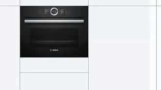 Компактный духовой шкаф Bosch CSG656RB7 электрический, шириной 59.4 см, черный, EcoClean очистка 2