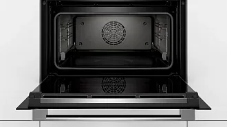 Компактный паровой духовой шкаф Bosch CSG656RS2 электрический, шириной 59.4 см, нержавеющая сталь, EcoClean очистка 4