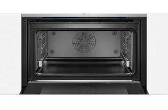 Компактный паровой духовой шкаф Bosch CSG656RS7 электрический, шириной 59.4 см, нержавеющая сталь, EcoClean очистка 3
