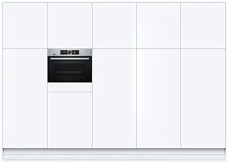 Компактный паровой духовой шкаф Bosch CSG656RS7 электрический, шириной 59.4 см, нержавеющая сталь, EcoClean очистка 5