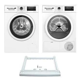 Комплект Bosch Serie 4 (WAN24200ME, WTN86201ME, WTZ20410)