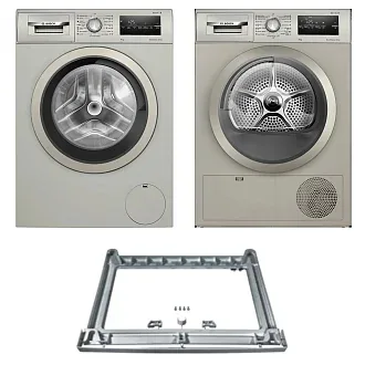 Комплект Bosch Serie 4 (WAN2420XME, WTN86202ME, WTZ2041X)