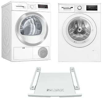 Комплект Bosch Serie 4 (WAN28K93, WTN85423ME, WTZ 11400)