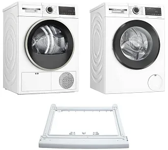 Комплект Bosch Serie 4 (WGG0420GPL, WQG14200ME, WTZ 20410)