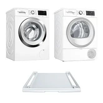 Комплект Bosch Serie 6 (WAT28682ME, WTU876HASN, WTZ27400)