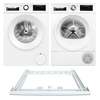 Комплект Bosch Serie 6 (WGG244FLSN, WQG245AMSN, WTZ27410)