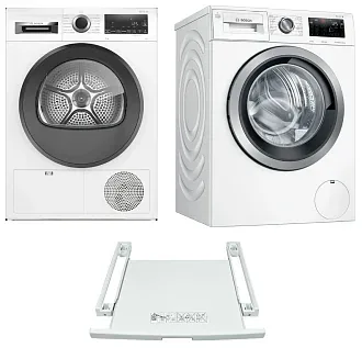 Комплект Bosch Serie 6 (WQG24109IT, WAL28PH0GC, WTZ 11400)