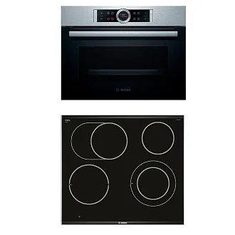 Комплект Bosch Serie 8 (PKN675DP1D, CBG635BS3)