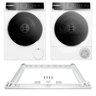 Комплект Bosch Serie 8 (WGB24400ME, WQB245B0ME, WTZ27510)