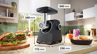 Мясорубка Bosch MFWS430B 3