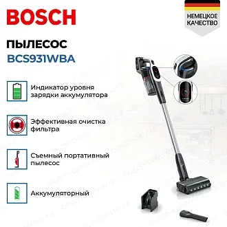Пылесос Bosch BCS931WBA 2