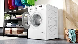 Стиральная машина Bosch WAJ20067II 1000 об/мин, белый, инверторный EcoSilenceDrive двигатель 3
