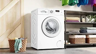 Стиральная машина Bosch WAJ20067II 1000 об/мин, белый, инверторный EcoSilenceDrive двигатель 4