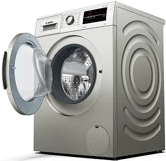Стиральная машина Bosch WAJ2018SGC 1000 об/мин, серебристый / нержавеющая сталь, инверторный EcoSilenceDrive двигатель 2