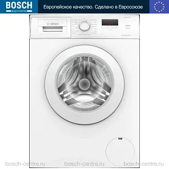 Стиральная машина Bosch WAJ240L2SN 1200 об/мин, белый, инверторный EcoSilenceDrive двигатель