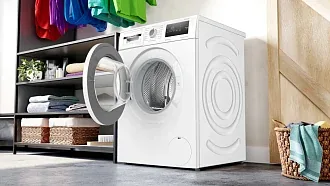 Стиральная машина Bosch WAN2011BPL 1000 об/мин, белый, инверторный EcoSilenceDrive двигатель 7