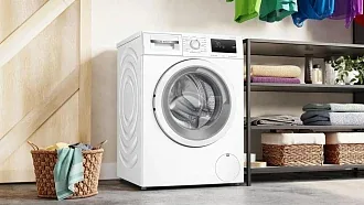 Стиральная машина Bosch WAN24009II 1200 об/мин, белый, инверторный EcoSilenceDrive двигатель 3