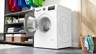 Стиральная машина Bosch WAN2411EPL 1200 об/мин, белый, инверторный EcoSilenceDrive двигатель 3