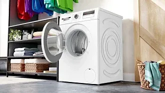 Стиральная машина Bosch WAN28162UA 1400 об/мин, белый, инверторный EcoSilenceDrive двигатель 4