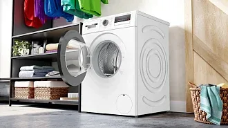 Стиральная машина Bosch WAN2823BSN 1400 об/мин, белый, инверторный EcoSilenceDrive двигатель 5