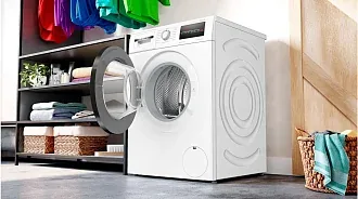 Стиральная машина Bosch WAN282EEPL 1400 об/мин, белый, инверторный EcoSilenceDrive двигатель 7
