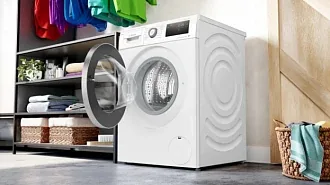 Стиральная машина Bosch WAU28PA0SN 1400 об/мин, белый, инверторный EcoSilenceDrive двигатель 4