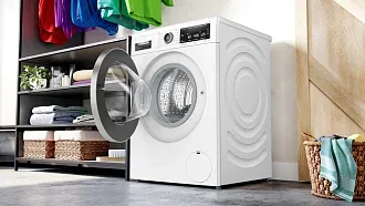 Стиральная машина Bosch WAV28MH0TR 1400 об/мин, белый, инверторный EcoSilenceDrive двигатель 3