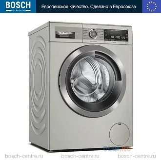 Стиральная машина Bosch WAX32MX0ME 1600 об/мин, покрытие Inox-look под нержавеющую сталь, инверторный EcoSilenceDrive двигатель