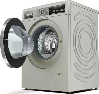 Стиральная машина Bosch WAX32MX0ME 1600 об/мин, покрытие Inox-look под нержавеющую сталь, инверторный EcoSilenceDrive двигатель 6