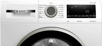 Стиральная машина Bosch WGA142X1TR 1200 об/мин, белый, инверторный EcoSilenceDrive двигатель 4