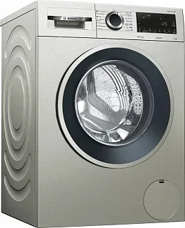 Стиральная машина Bosch WGA242XVME 1200 об/мин, покрытие Inox-look под нержавеющую сталь, инверторный EcoSilenceDrive двигатель 6