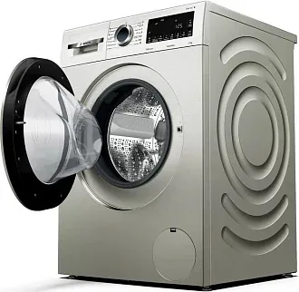Стиральная машина Bosch WGA242XVME 1200 об/мин, покрытие Inox-look под нержавеющую сталь, инверторный EcoSilenceDrive двигатель 7