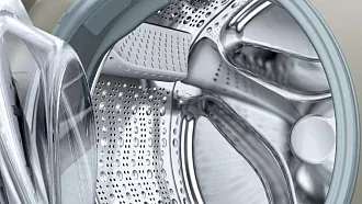 Стиральная машина Bosch WGA242XVOE 1200 об/мин, покрытие Inox-look под нержавеющую сталь, инверторный EcoSilenceDrive двигатель 6