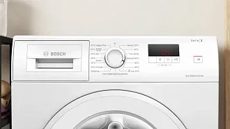 Стиральная машина Bosch WGE03200SN 1200 об/мин, белый, инверторный двигатель 8